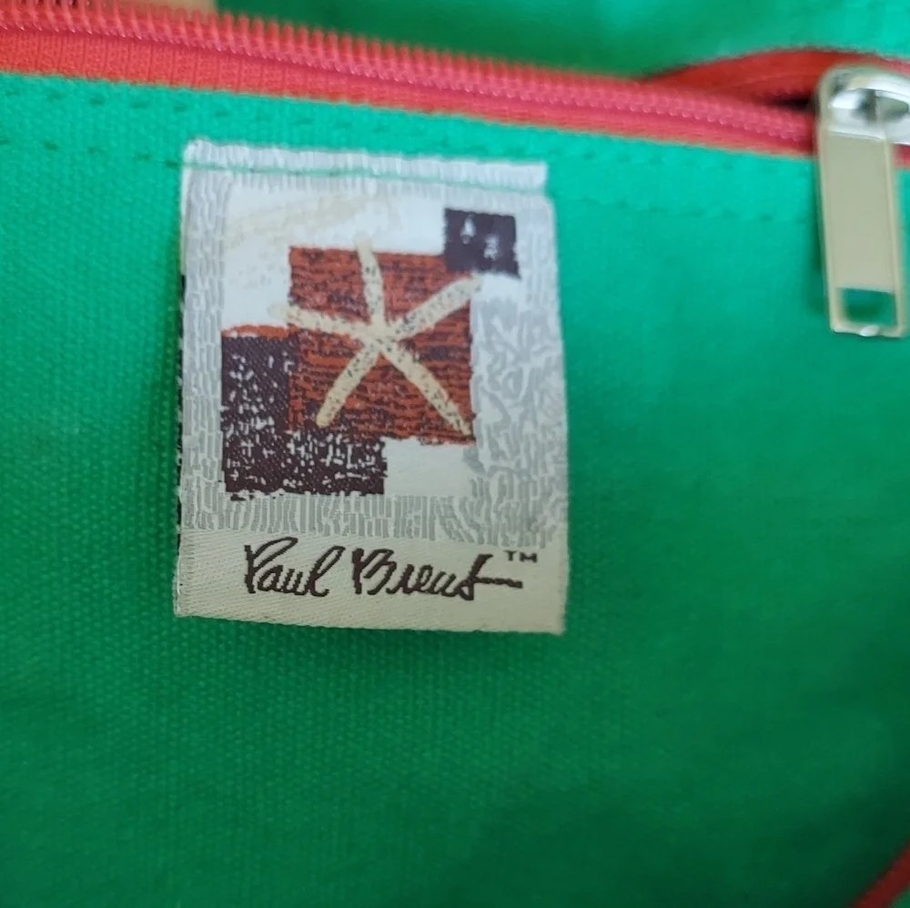 Paul Brent Beach Themed Canvas Tote Bag  Beach Trips Travel Shoulder Bag